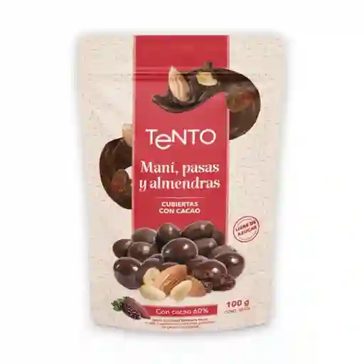 Tento Snack Maní Mix Pasas Almendras