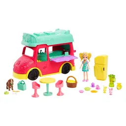 Polly Pocket Muñeca Camión de Licuados
