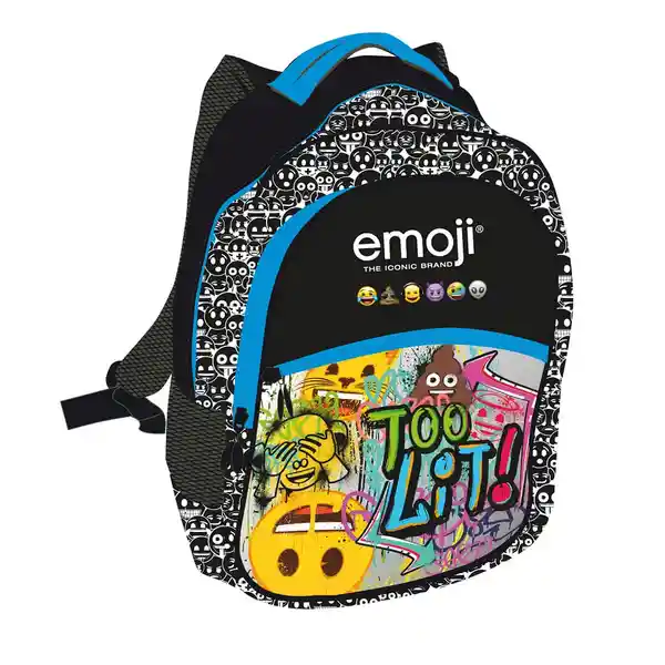 Emoji Mochila Triple Pocket Nio