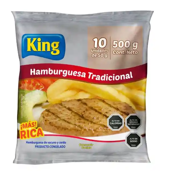 King Carne de Hamburguesa Tradicional