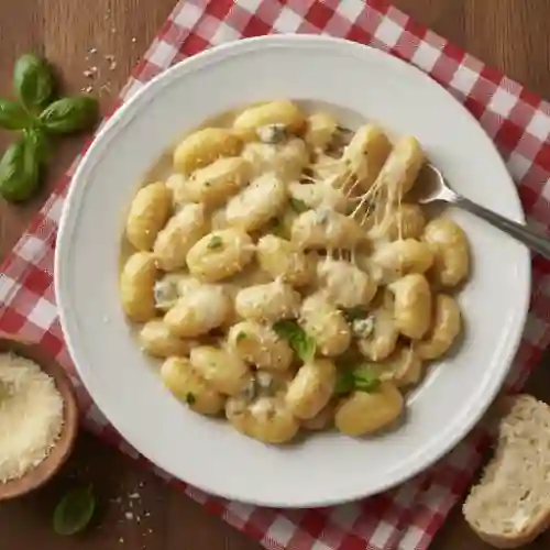 ÑOquis con Salsa 4 Quesos