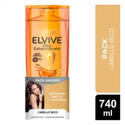 Elvive Kit Shampoo Óleo Extraordinario + Acondicionador