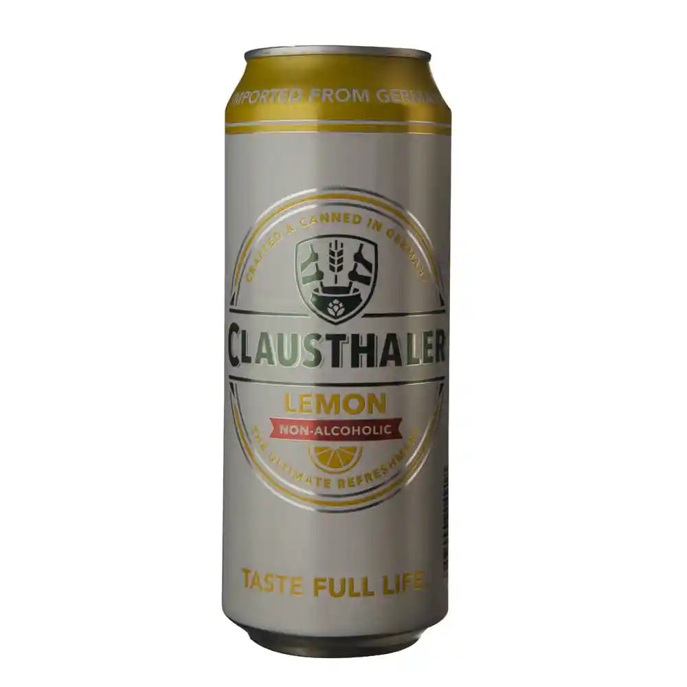 Cerveza Sin Alcohol Clausthaler Con Limón 500 Ml