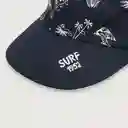 Gorro Jockey Palmeras Niño Navy Talla L