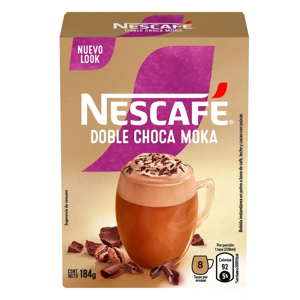 Café Nescafé Doble Choca Moka 184 G (g)