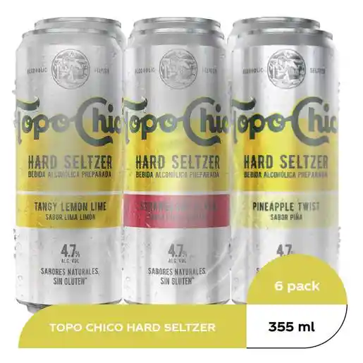 Topo Chico Six Pack Mixto 355 Ml