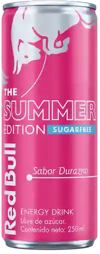Red Bull Bebida Energizante Summer Edition (Durazno Sugarfree)
