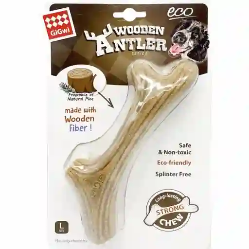 Juguete Perros Gigwi Chew Wooden Antier Large