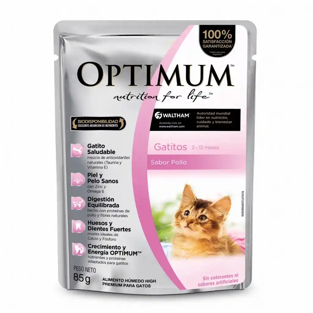 Optimum Alimento Para Gato Kitten Pollo