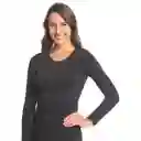 Polera Algodón Negro Talla S/M Caffarena