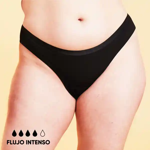 Bloodygreen Panty Bikini Flujo Intenso Negro XL