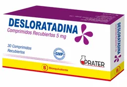 Desloratadina 5 Mg X 30 Comprimidos