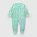 Pijama Entero de Bebé Niña Aqua Talla 9/12M Colloky