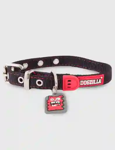 Dogzilla Collar Para Perro Negro Talla M