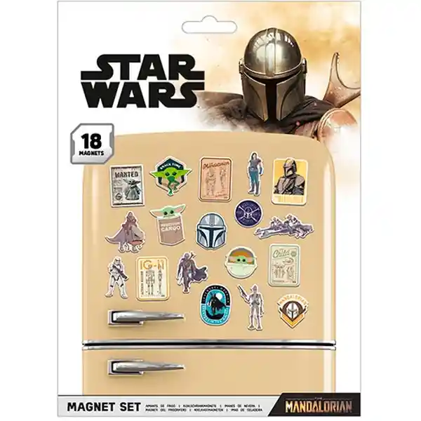 Star Wars Set de Imanes Magnetos The Mandalorian Bounty Hunter