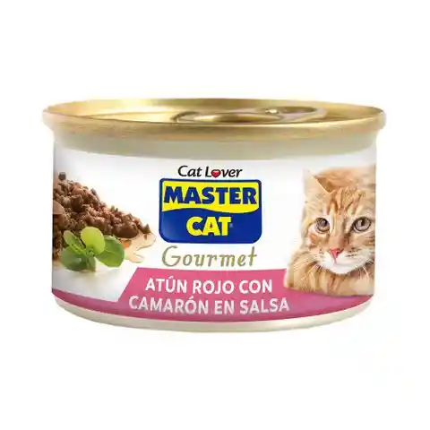 Mastercat Alimento para Gato Adulto de Atún Rojo con Camarón en Salsa