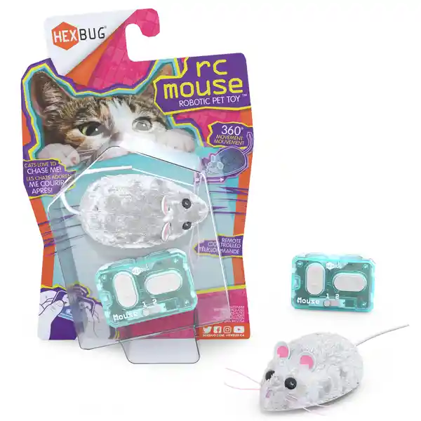 Hexbug Juguete Para Gato Raton Control Remoto