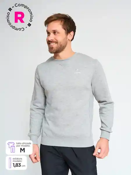 Head Polera Abond Hombre Gris Melange L SS25