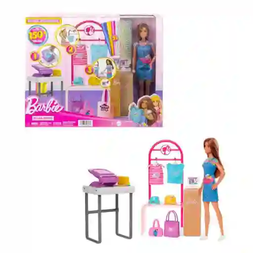 Barbie Set de Juego Diseñadora de Modas Profesiones HKT78
