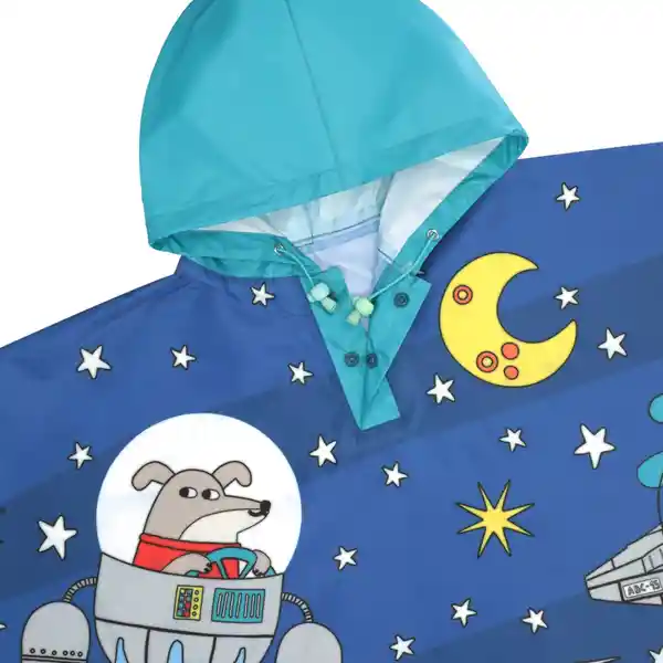 Impermeable Infantil Tipo Poncho Talla 3-6