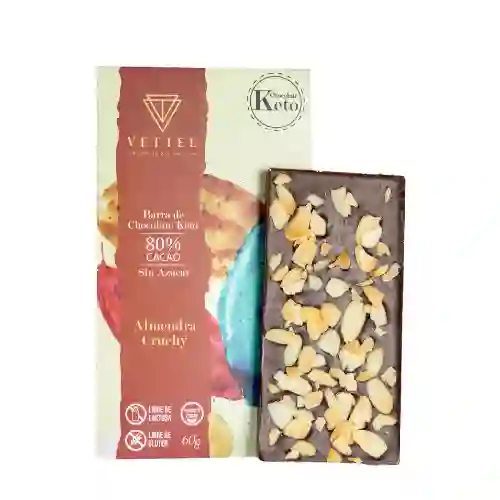Barra Keto 80% Cacao Almendras
