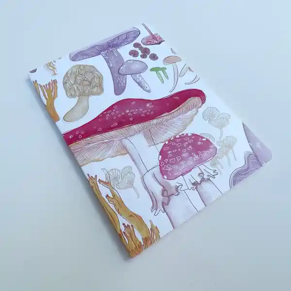 Libreta Reino Fungi Blanco