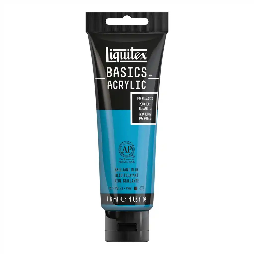 Liquitex Acrilico BASICS 118 ml 570 Azul Brillante