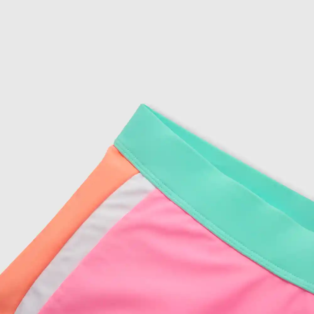 Bikini Deportivo Filtro Uv Rosado T. 2 Años