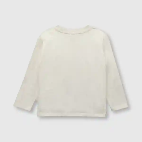 Polera de Bebé Niño Dino Urbano Off White Talla 6/9M Colloky