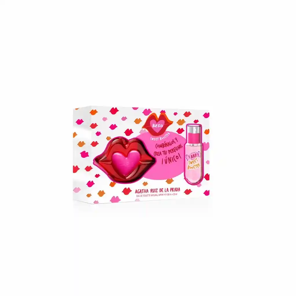 Agatha Ruiz de la Prada Pack Perfume Beso Edt + Booster
