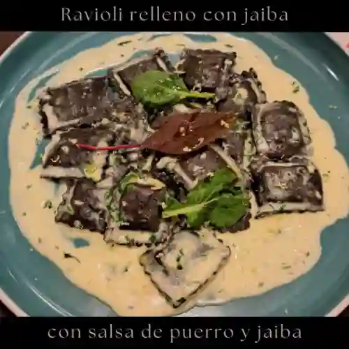 Ravioli Relleno de Jaiba