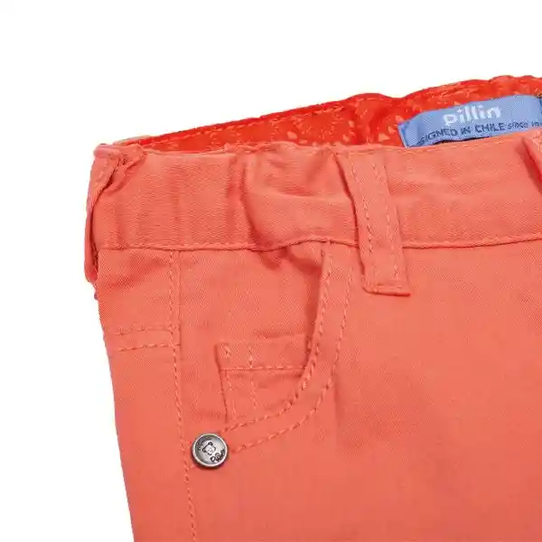 Pantalón Bebe Niña Coral Pillin 9 M