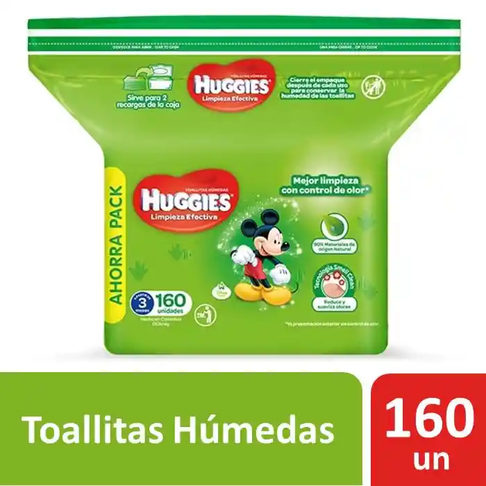 Huggies Toallitas Húmedas Limpieza Efectiva