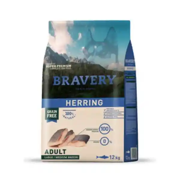 Bravery Alimento  Perro Natural Adulto Raza Mediana/Grande