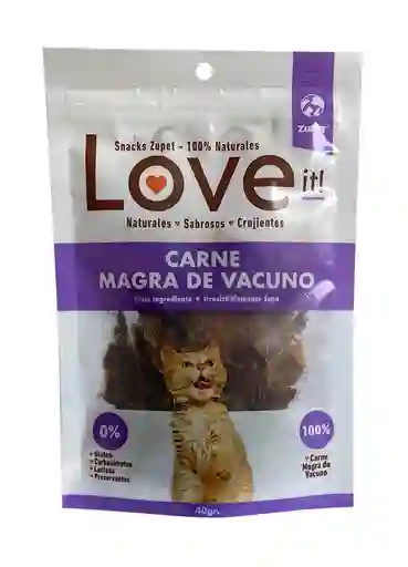 Love It Snack para Gato de Carne Magra de Vacuno
