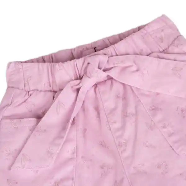 Pantalón Bebé Niña Morado Talla 6 M Pillín