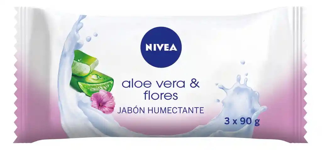 Nivea Jabón Humectante de Aloe Vera y Flores