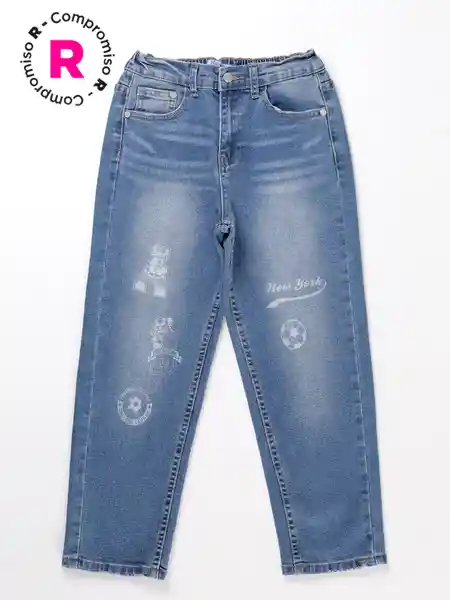 Harvest Jean Print Azul 10