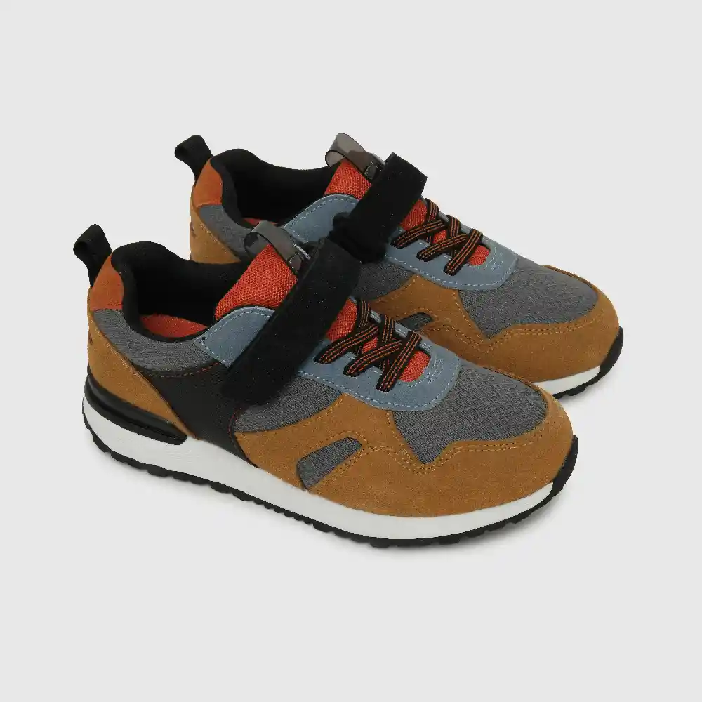 Zapatillas Jogging De Niño Amarillo Talla 36