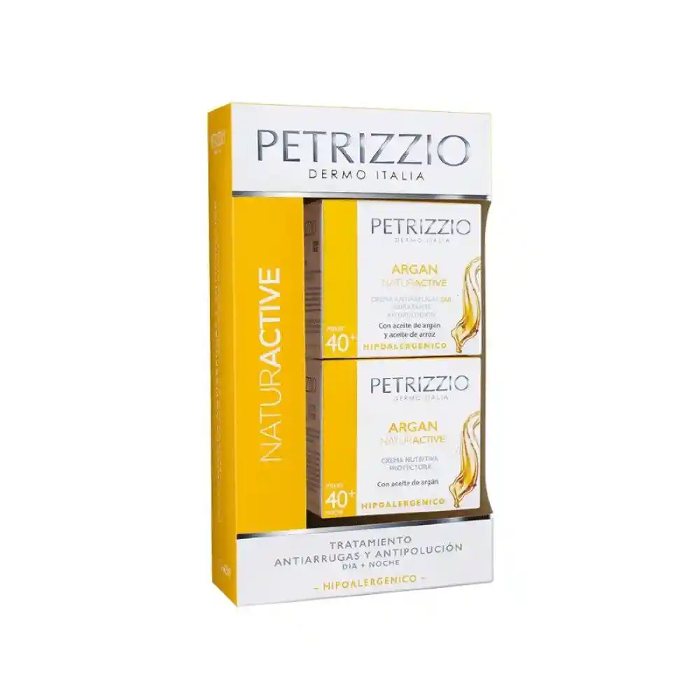 Petrizzio Set Tratamiento Anti arrugas y Antipolución Argán