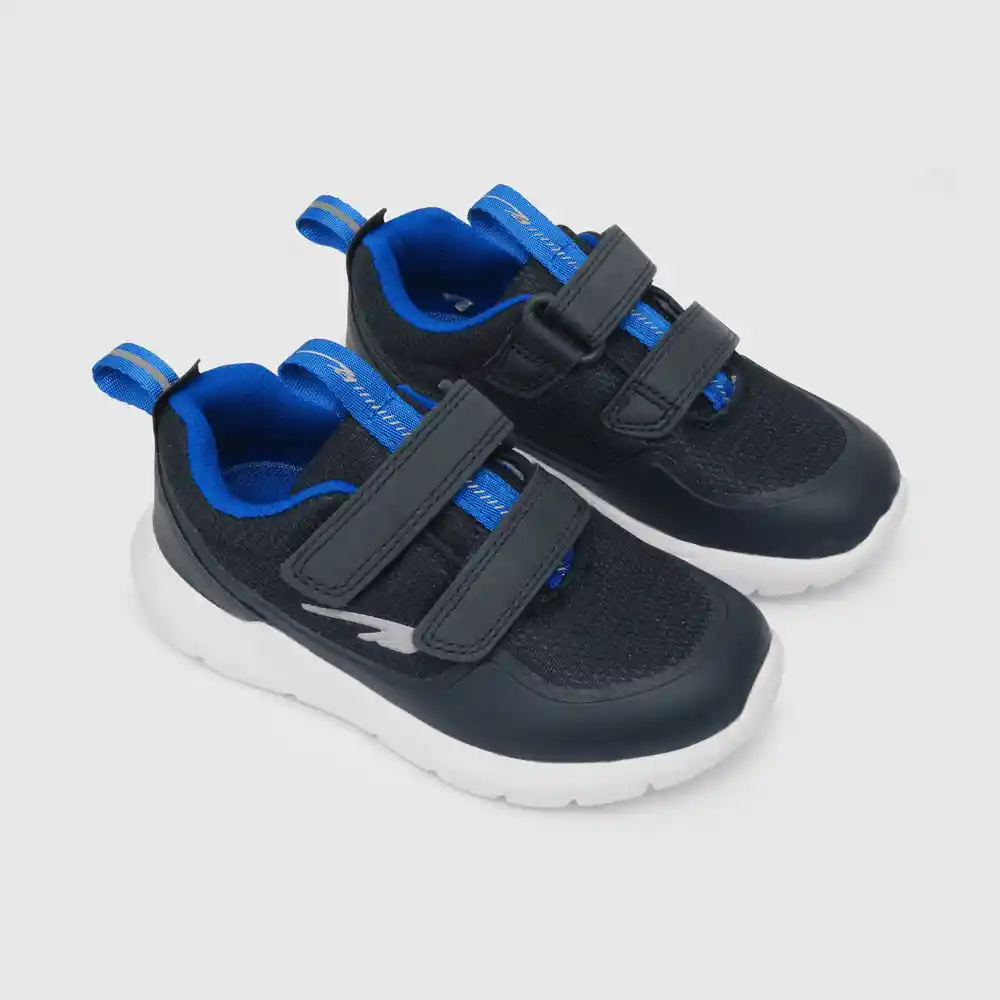 Zapatillas Deportiva De Niño Azul Talla 19