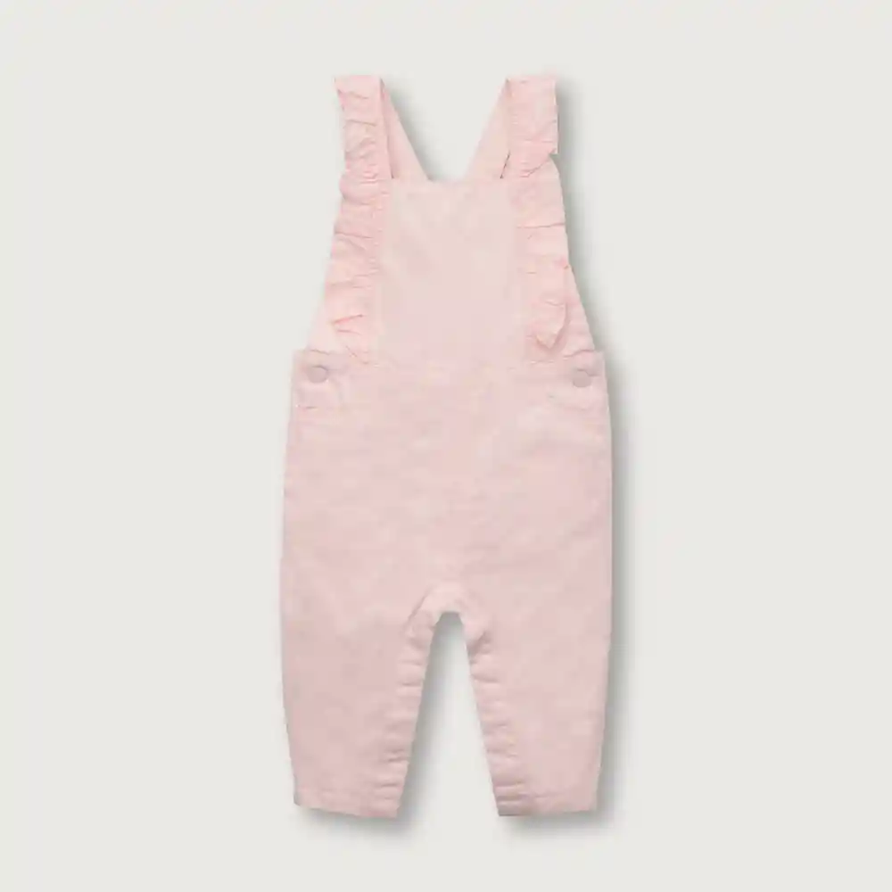 Jardinera De Bebé Niña Rosado Talla 9 Meses