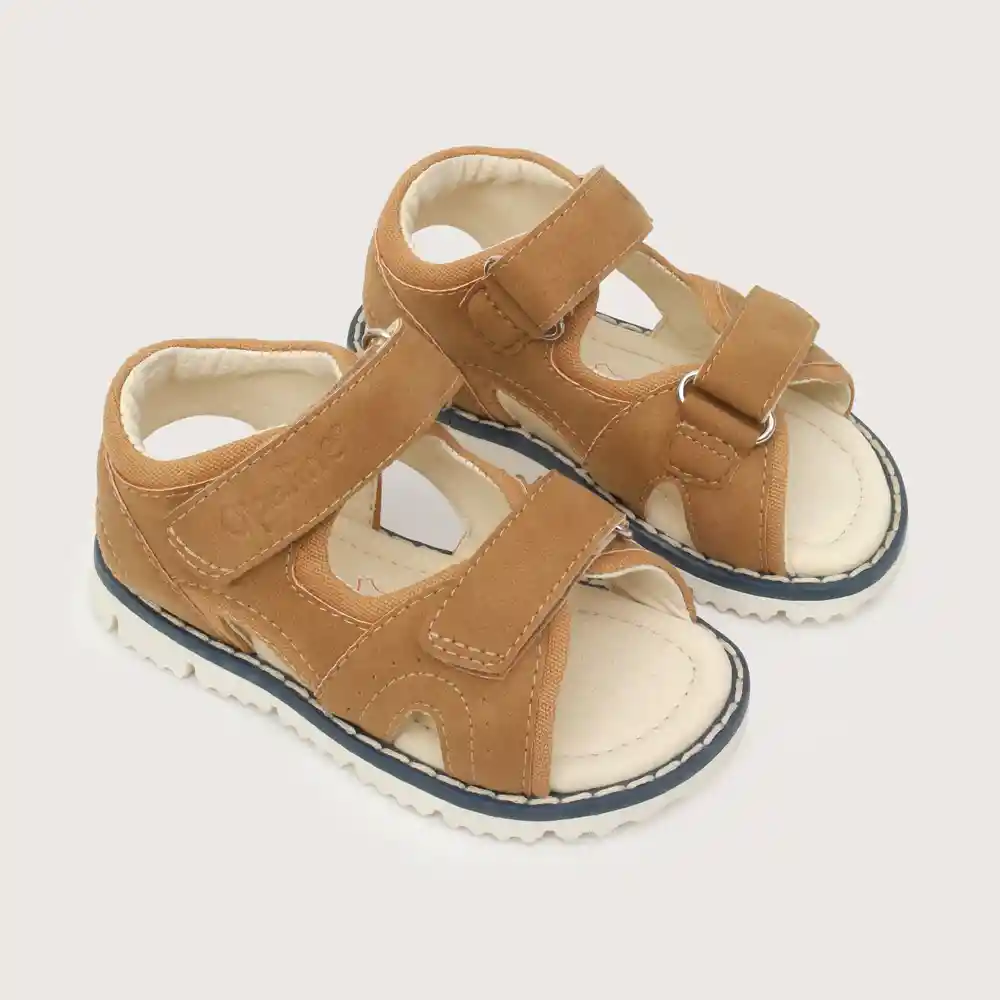 Sandalias Urbana Velcros Niño Amarilla Talla 21