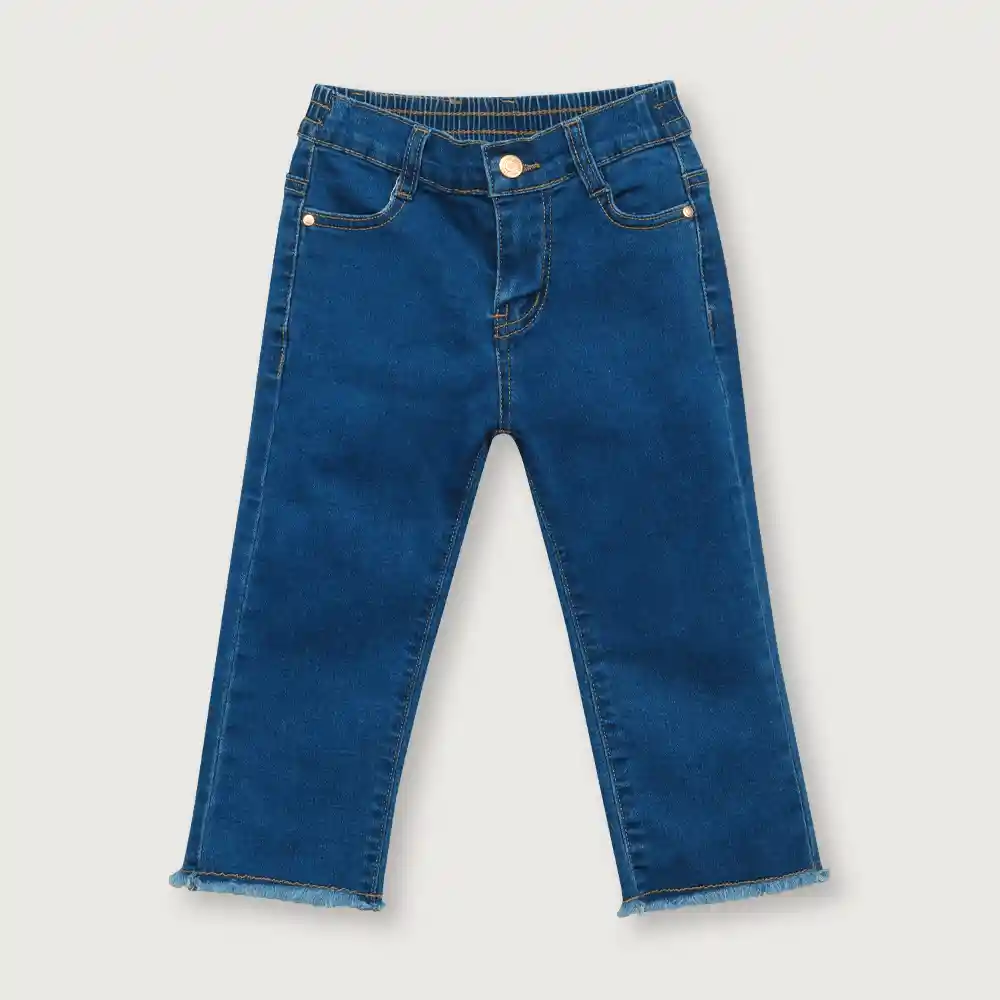 Jean Flare Denim Para Niña Talla 12m