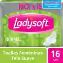 Ladysoft Toallas Higienicas  Norm.suav.c/ax16