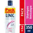Linic Pack Shampoo Anticaspa Fuerza y Brillo Cabello Graso