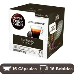 Dolce Gusto Cápsulas de Café Espresso Intenso