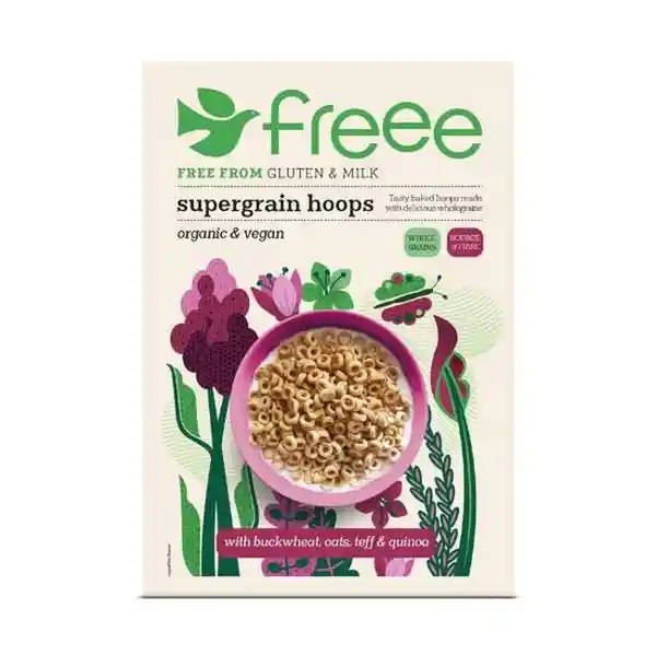 Freee Cereal Supergrain Hoops Sin Gluten