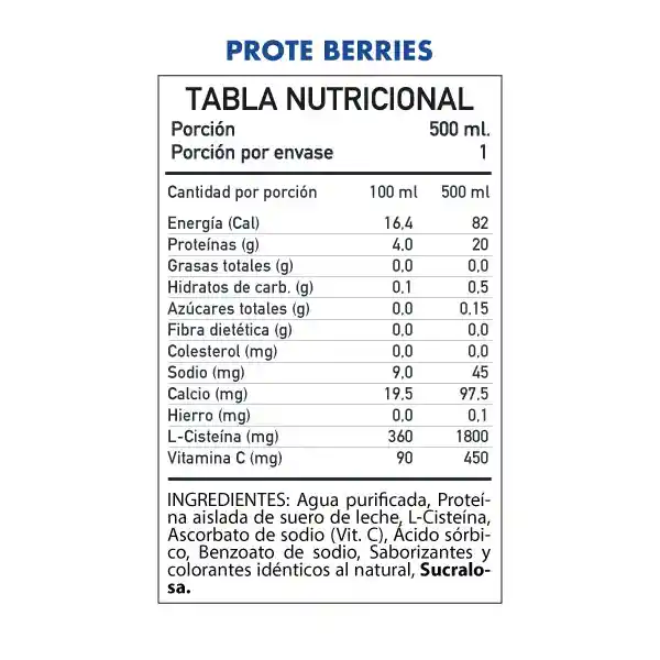 W1 Proteína Líquida Whey Protein Isolate Detox Sabor Berries