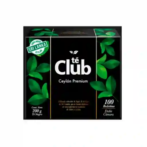Te Ceylan Negro Club Original 100bls